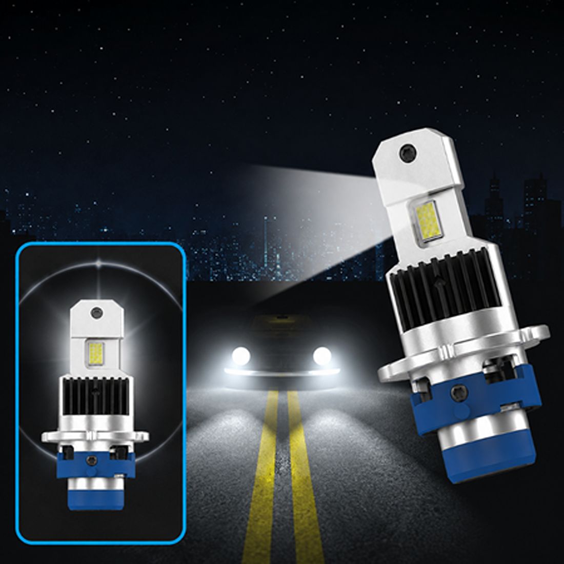 led d2s d2r magall hid led 70w do reflektorow ksenonowych